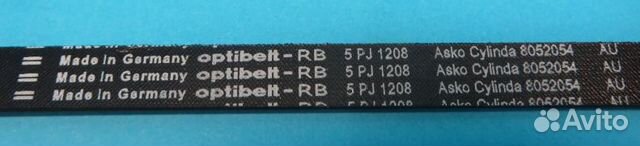 Ремень 1208 J5 Optibelt для стиральной машины Asko