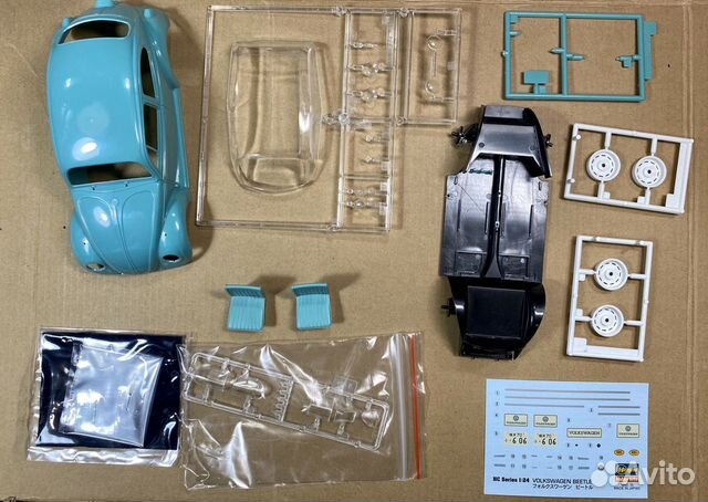 Модель 1/24 Volkswagen Beetle 1966 Hasegawa 21204 Модель 1/24 Volkswagen Beetle 1966 Hasegawa 21204
