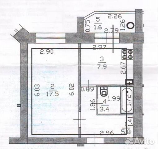 1-к квартира, 39 м², 3/9 эт. 1-к квартира, 39 м², 3/9 эт.
