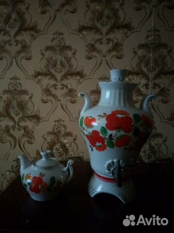 Фарфоровый самовар