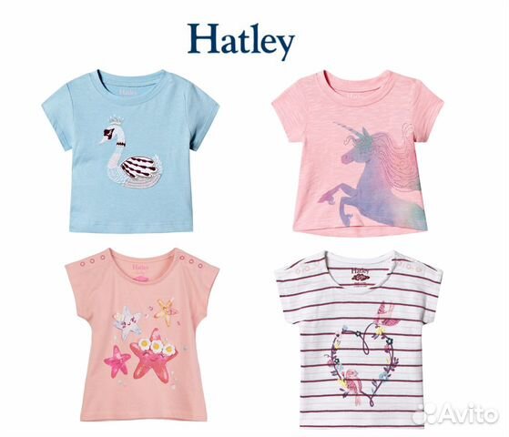 Футболки Hatley девочки р 12 мес-4 года Футболки Hatley девочки р 12 мес-4 года