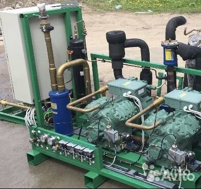 Холодильный агрегат на 2-х Битцер (bitzer) 4J-13.2 Холодильный агрегат на 2-х Битцер (bitzer) 4J-13.2