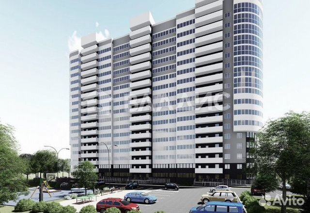 2-к квартира, 64.4 м², 1/17 эт.