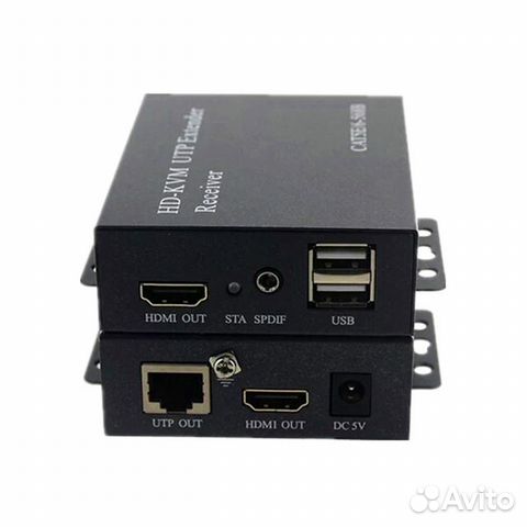 Hdmi удлинитель до 120М по CAT 5,6 + USB