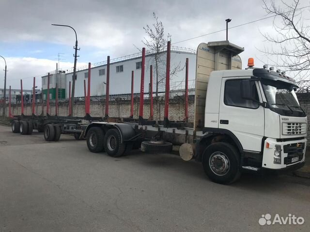 Сортиментовоз Volvo FM с прицепом jyki Сортиментовоз Volvo FM с прицепом jyki