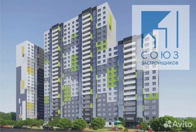 1-к квартира, 39.8 м², 5/25 эт.