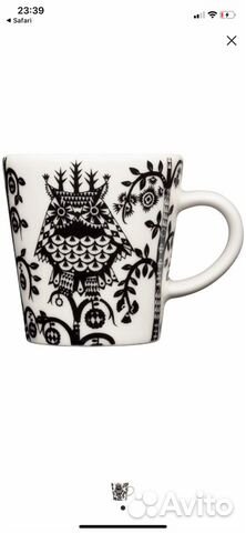 Чашка кофейная блюдце iittala 2 пары 100 мл