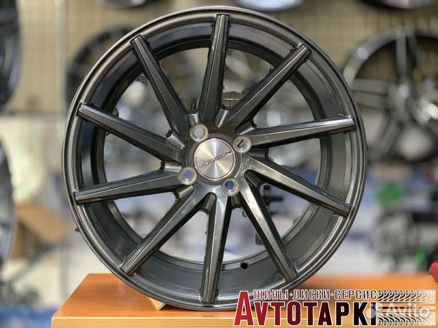 Диски R17 4x100 CVT vossen replica Gunmetal