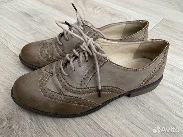 Ботинки кожаные