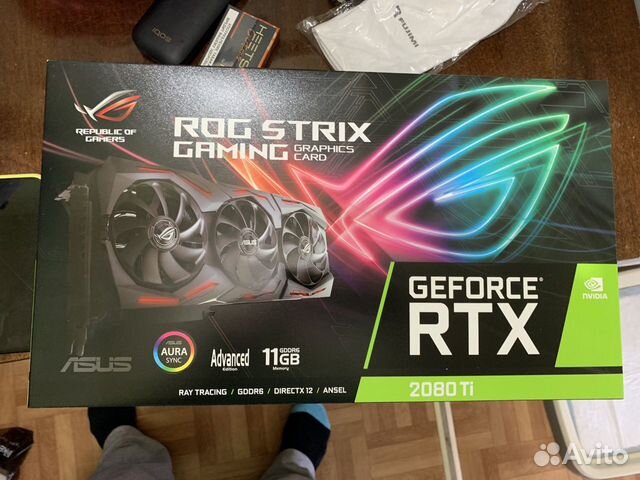 Видеокарта Asus strix 2080ti новая Видеокарта Asus strix 2080ti новая
