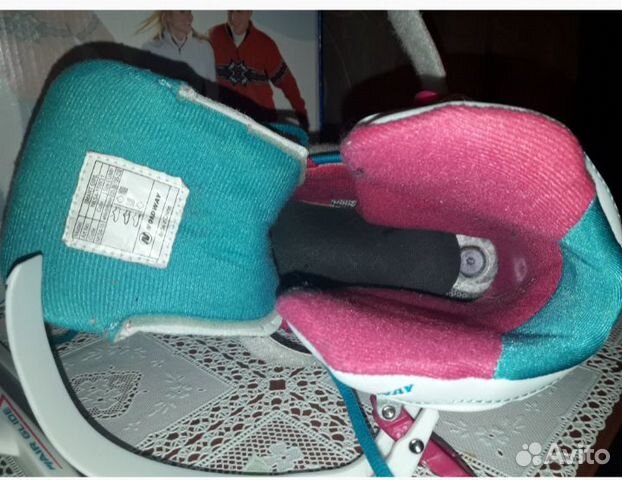 Детские раздвижные ледовые коньки, р.31-36