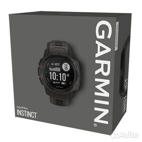 Умные часы Garmin Instinct Graphite на гарантии Умные часы Garmin Instinct Graphite на гарантии