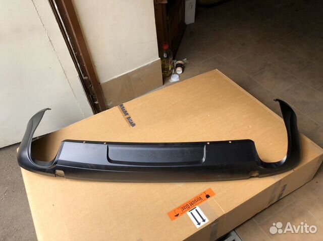 Спойлер заднего бампера Porsche Cayenne