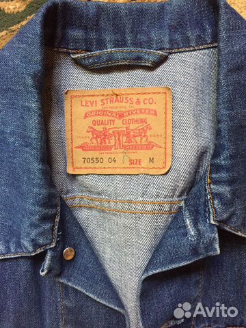 Levi’s Новая джинсовая куртка тракер
