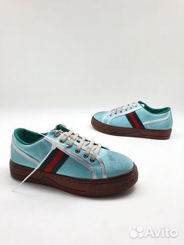 Кеды gucci Vulcan Гуччи кожаные