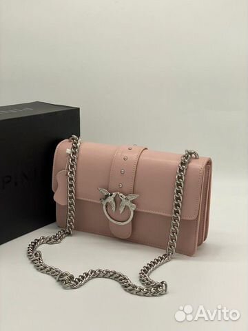 Новая женская сумка клатч Pinko розовая Новая женская сумка клатч Pinko розовая
