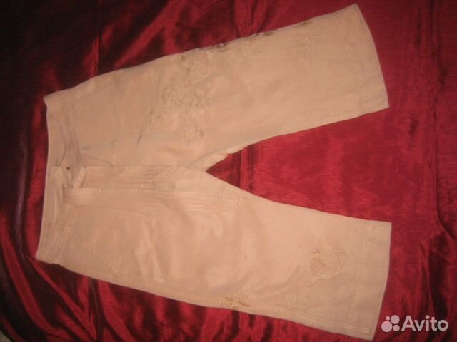 Шикарные капри-стрейч Marks Spencer Англия хлопок Шикарные капри-стрейч Marks Spencer Англия хлопок