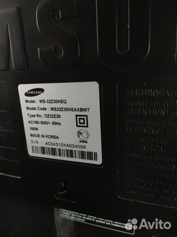 Телевизор Samsung WS-32Z30HEQ