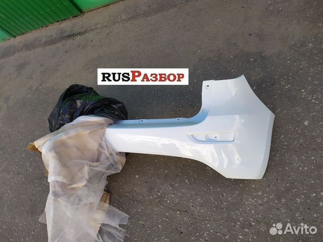 Бампер задний окрашенный ваз 2192 Калина-2 хетчбек