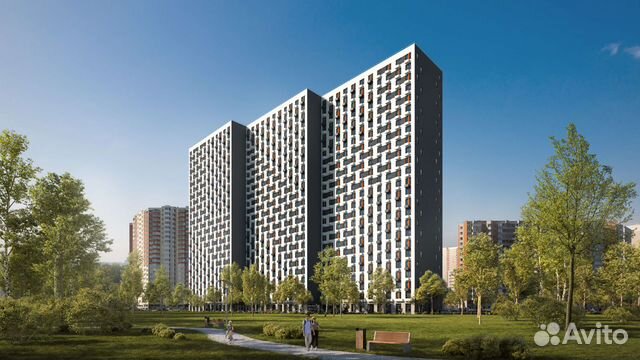 2-к квартира, 64.4 м², 12/25 эт. 2-к квартира, 64.4 м², 12/25 эт.