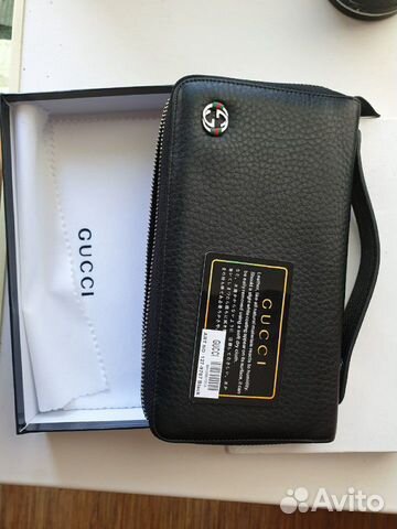 Мужской кошелёк, портмоне, клатч Gucci оригинал