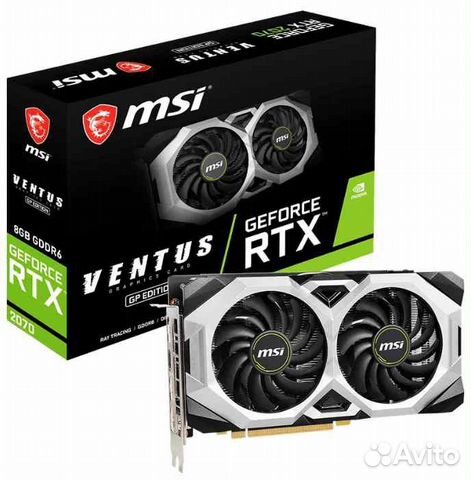 Видеокарта MSI GeForce RTX 2070 1620MHz PCI-E 3.0