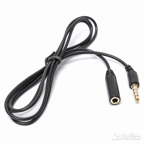 Кабель удлинительный 3,5mm 1м 3-pin/4-pin