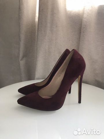 Туфли замшевые