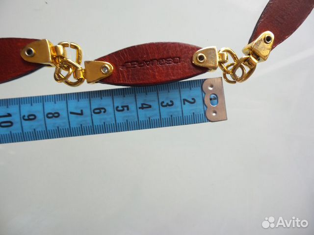 Кожаный пояс цепь Dsquared2 новый оригинал Кожаный пояс цепь Dsquared2 новый оригинал