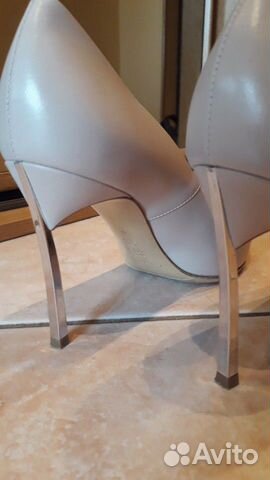 Новые туфли Casadei, кожаные, каблук метал.+кожа