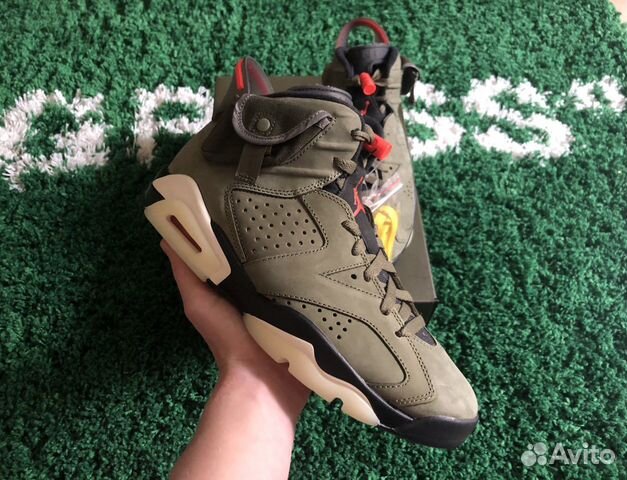 Nike Air Jordan Retro 6 x travis scott 8 US(40RU)