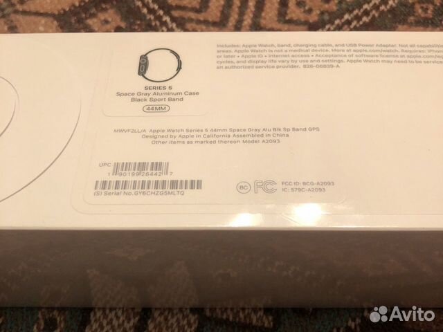 Apple watch 5 44mm из США не открывался