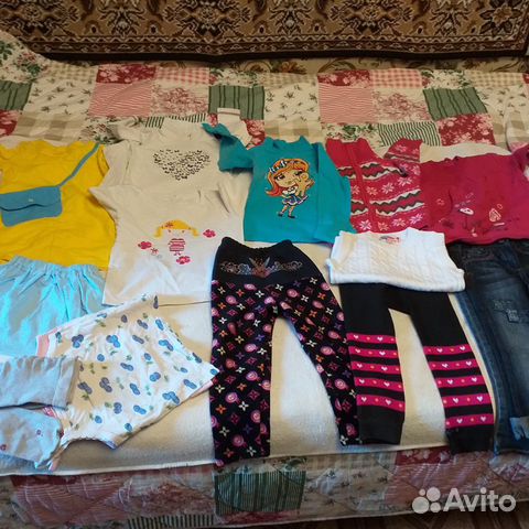 Пакетом вещи на девочку от 1,5 до 3-х лет