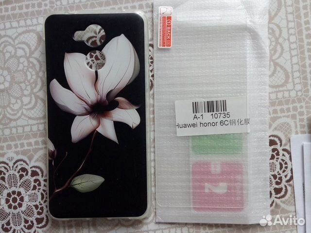 Чехол и стекло на Honor 6C