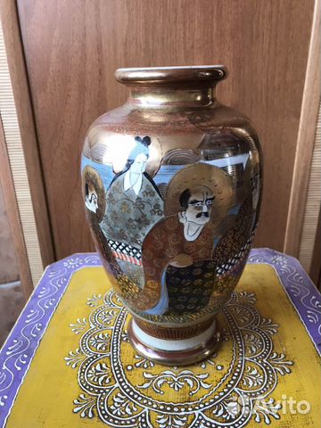 Ваза Япония. Сацума. Антик