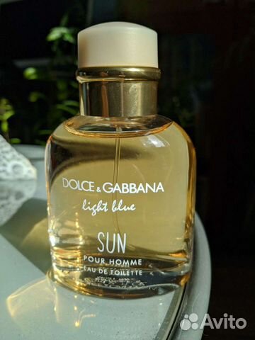 dolce gabbana light blue sun homme