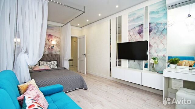 

1-к. квартира, 48 м², 2 кровати