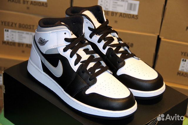 Кроссовки Jordan 1 Mid White Shadow (GS) 4.5Y/4uk купить в Москве | Личные  вещи | Авито