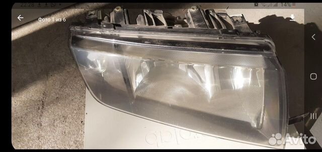 Фара Skoda Fabia-1 (правая с корректором)