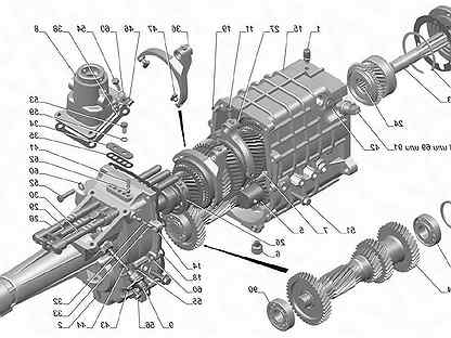 Схема кпп газель 5 ступенчатая нового образца