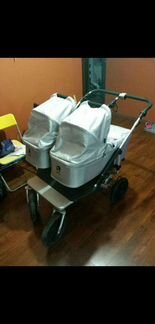 Коляска easy walker duo + 2 люльки