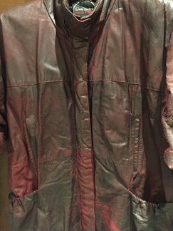 Плащ и пиджак кожаный, новый, Италия