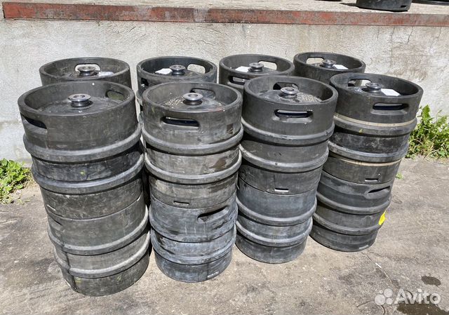 Кеги пивные б/у 30л, полиуретан, тип А, 150шт