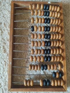 Счеты деревянные СССР 46 на 28