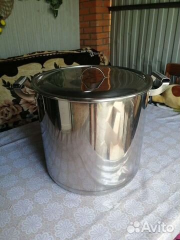 Кастрюля амет нерж. 45л