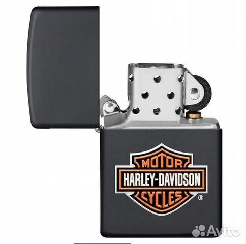 Новая Зажигалка Harley-Davidson Zippo Raised B&S