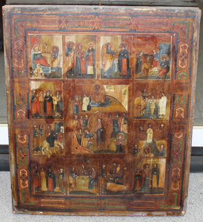 Икона Двунадесятые Праздники Сохран