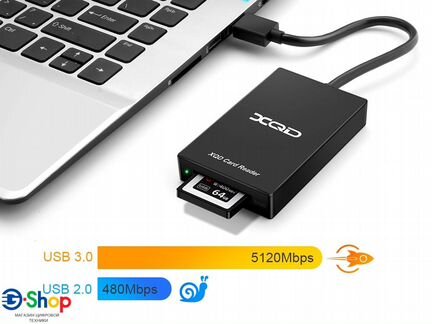 Картридер Rocketek XQD USB 3.0