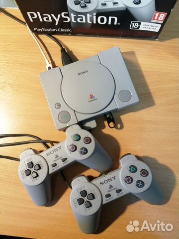 PlayStation Classic Mini Прошитая с кучей игр