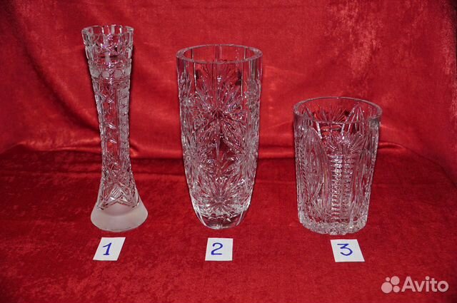Вазы для цветов. Хрусталь